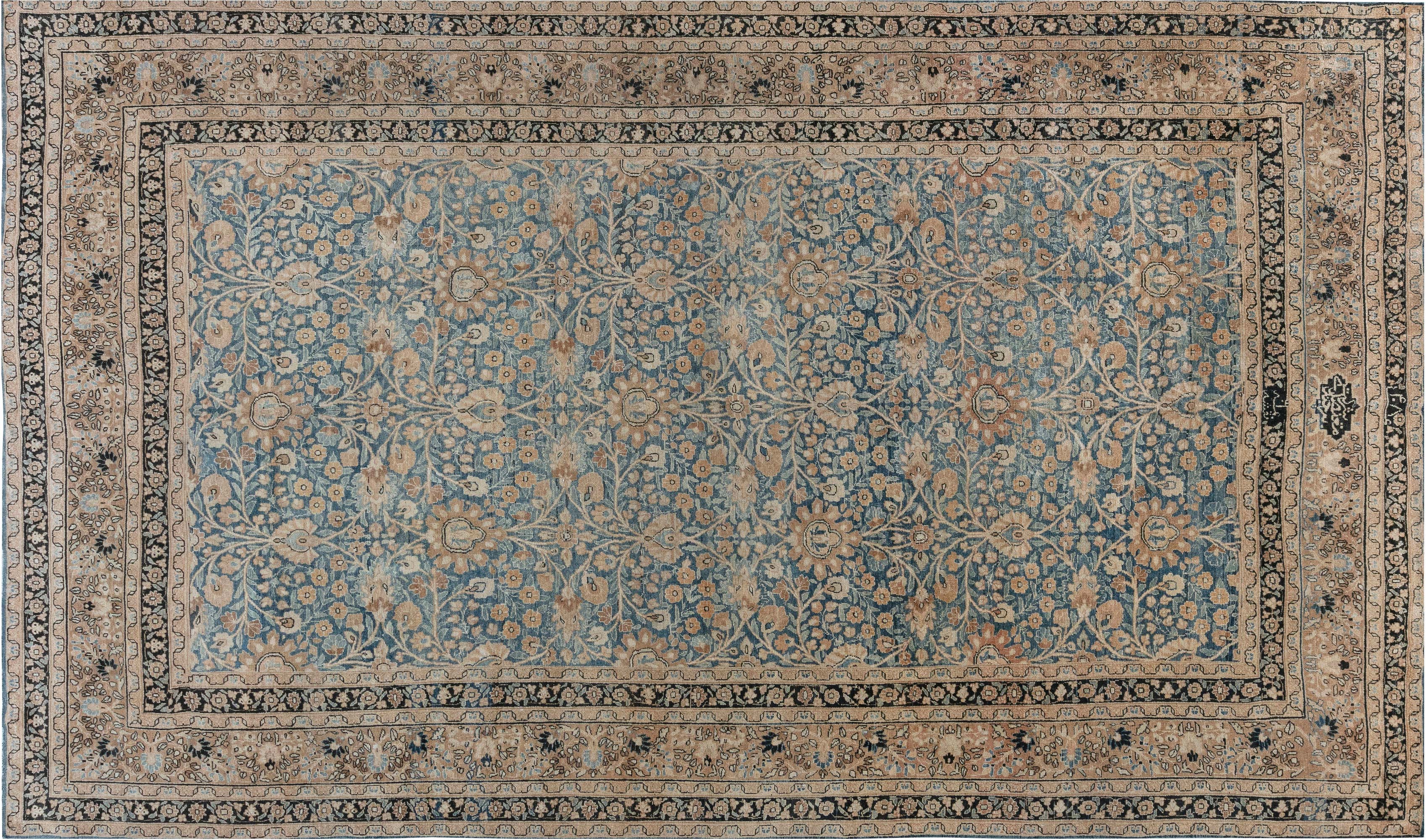 Antique Persian Meshad rug BB7214 Antique Persian Meshad rug BB7214