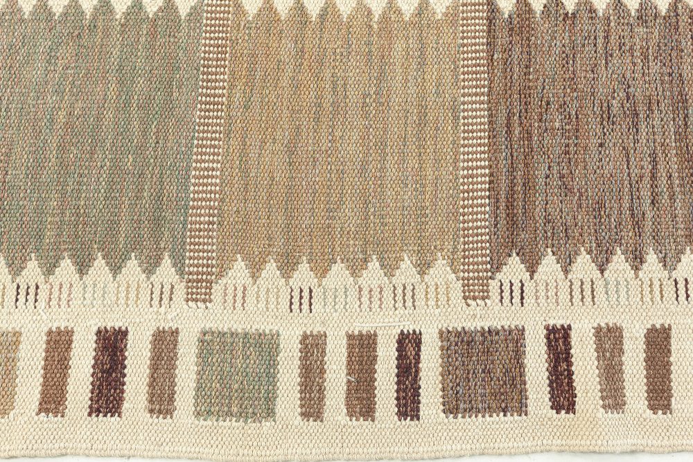 Doris Leslie Blau Collection Swedish Design Handmade Wool Rug N12216