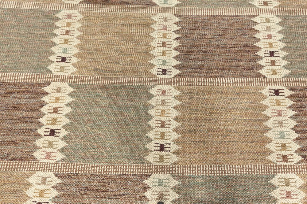 Doris Leslie Blau Collection Swedish Design Handmade Wool Rug N12216