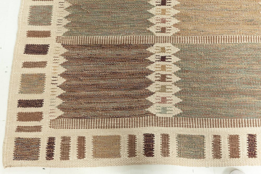 Doris Leslie Blau Collection Swedish Design Handmade Wool Rug N12216