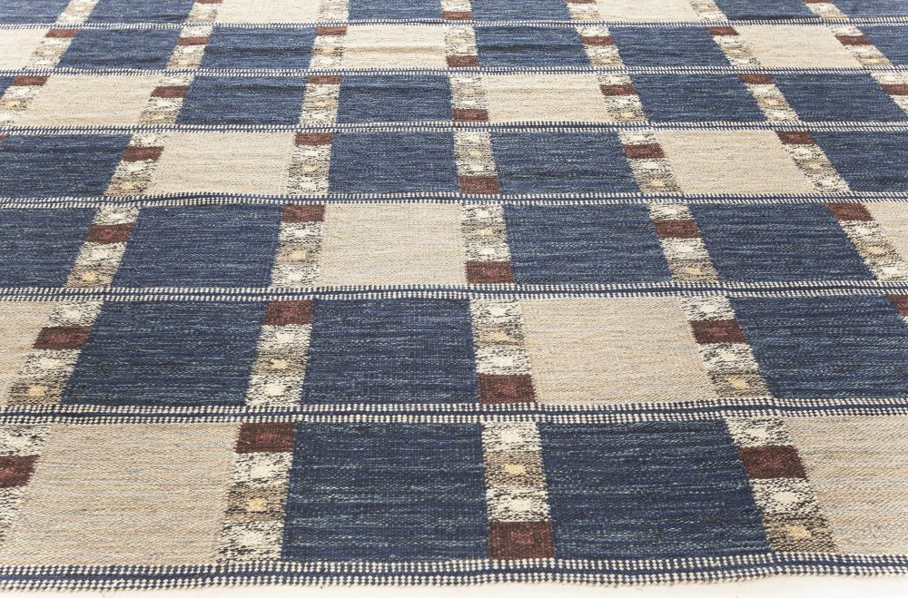 Doris Leslie Blau Collection Skyline Swedish Flatweave Rug N12219