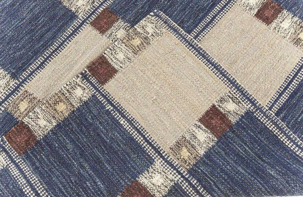 Doris Leslie Blau Collection Skyline Swedish Flatweave Rug N12219