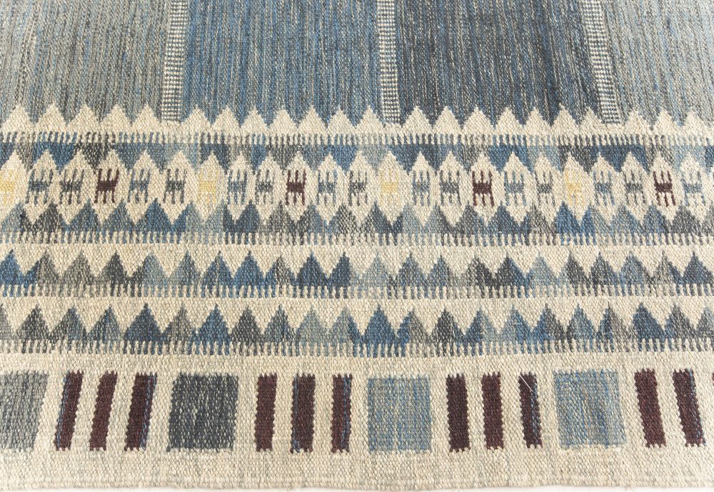 Contemporary Northern Shores Swedish Rug N12220