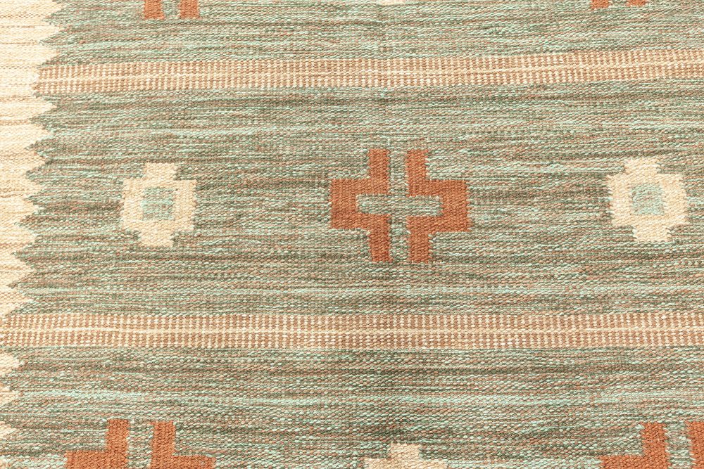 Doris Leslie Blau Collection Contemporary August Fields Swedish Rug N12224