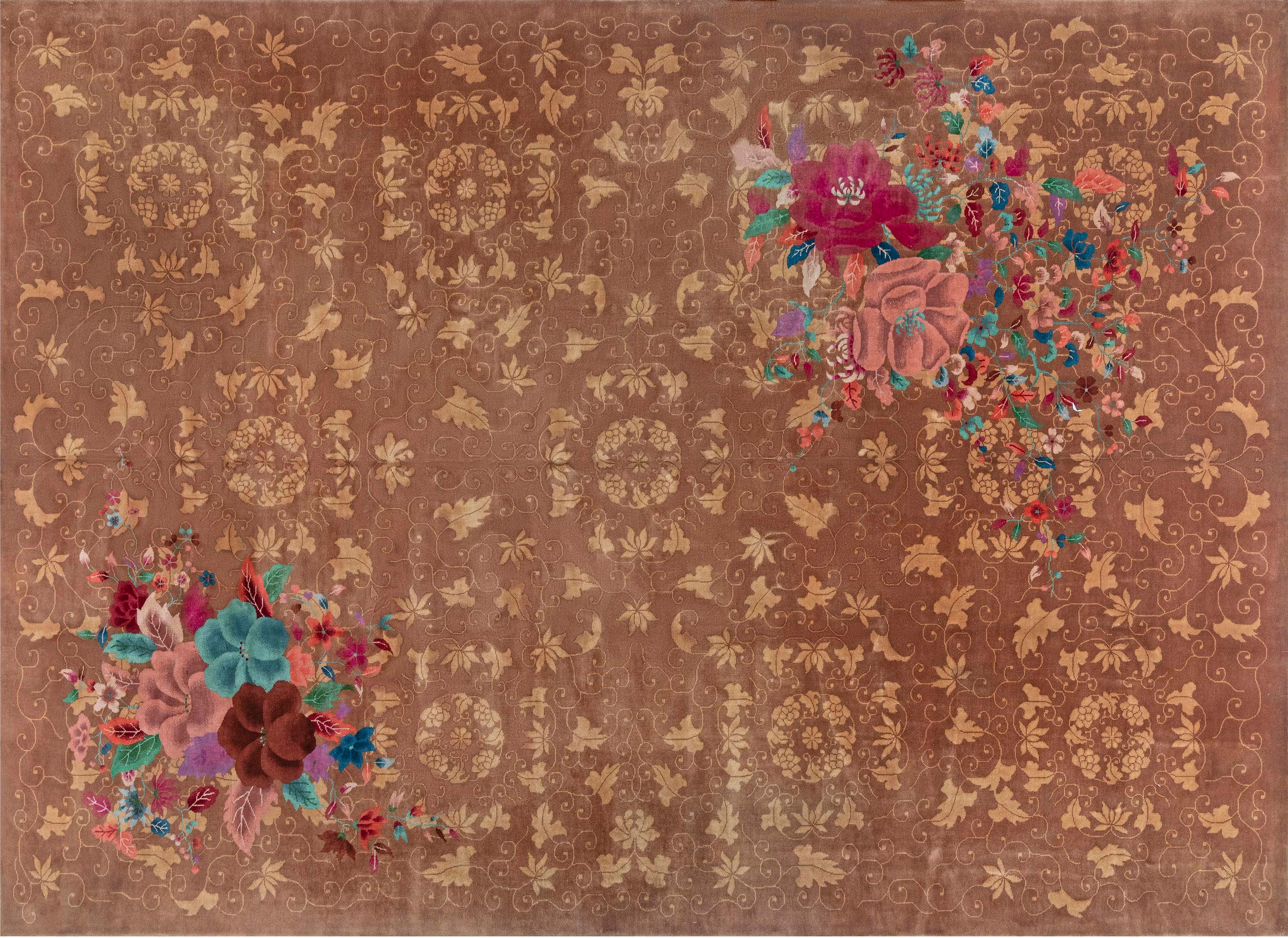 Vintage Chinese Art Deco rug BB3350 Vintage Chinese Art Deco rug BB3350