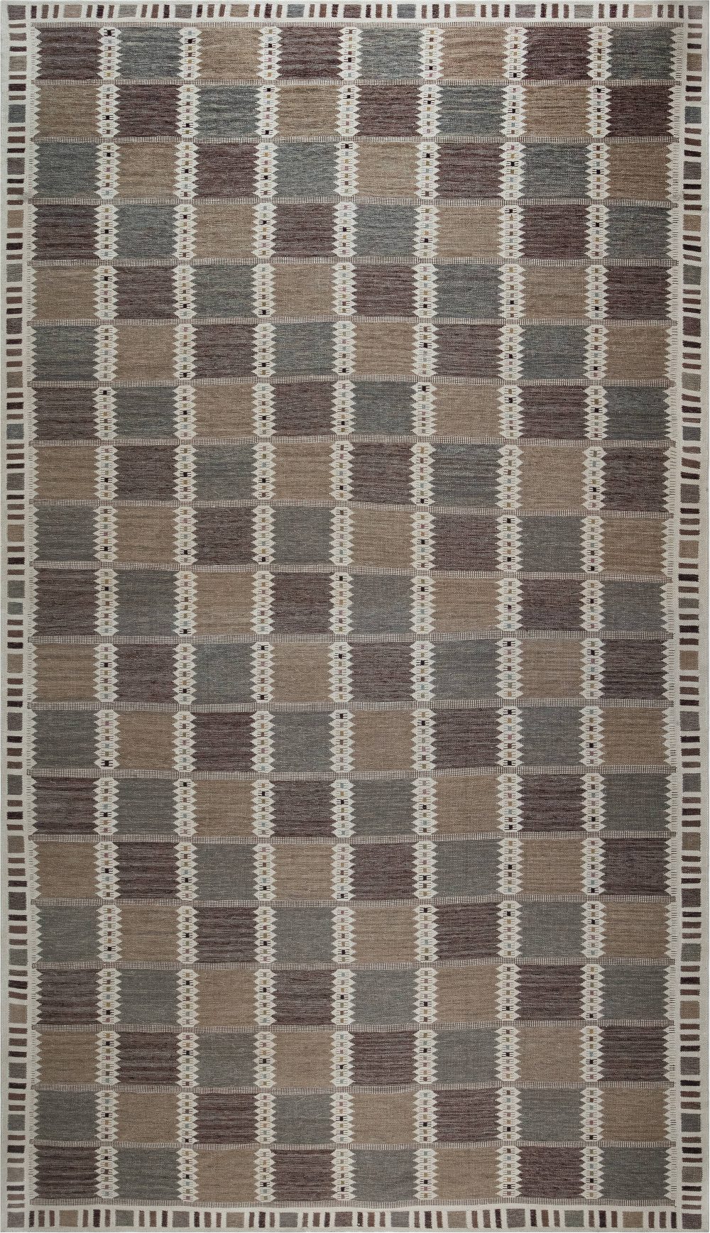 Doris Leslie Blau Collection Swedish Design Handmade Wool Rug N12216