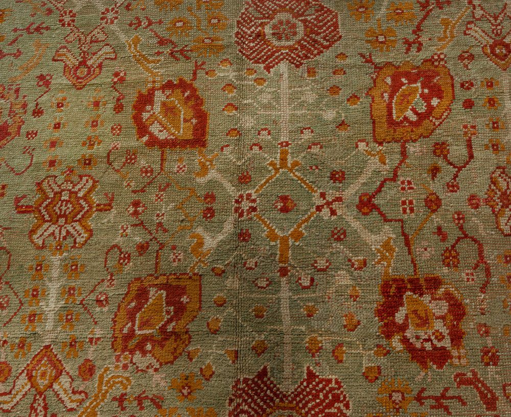 Handmade Antique Decorative Turkish Oushak Rug BB7644