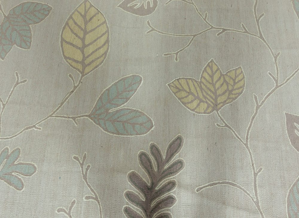 Doris Leslie Blau Collection Modern Style Leaves Design Flat Weave Aubusson Rug N12232