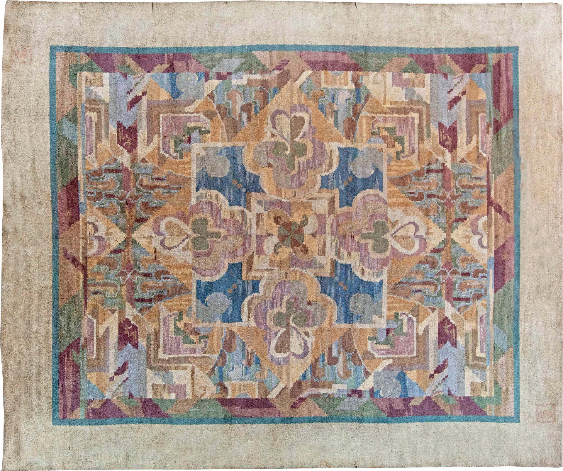 1930 Art Deco Rug by Sir Frank Brangwyn BB6260 1930 Art Deco Rug by Sir Frank Brangwyn BB6260