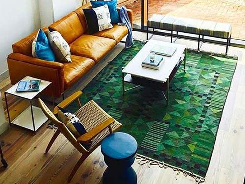Vintage Kilims in Modern Interiors