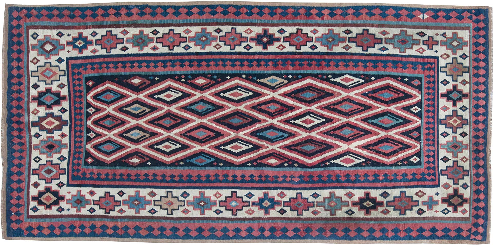 BB6404 Vintage Turkish Kilim BB6404 Vintage Turkish Kilim