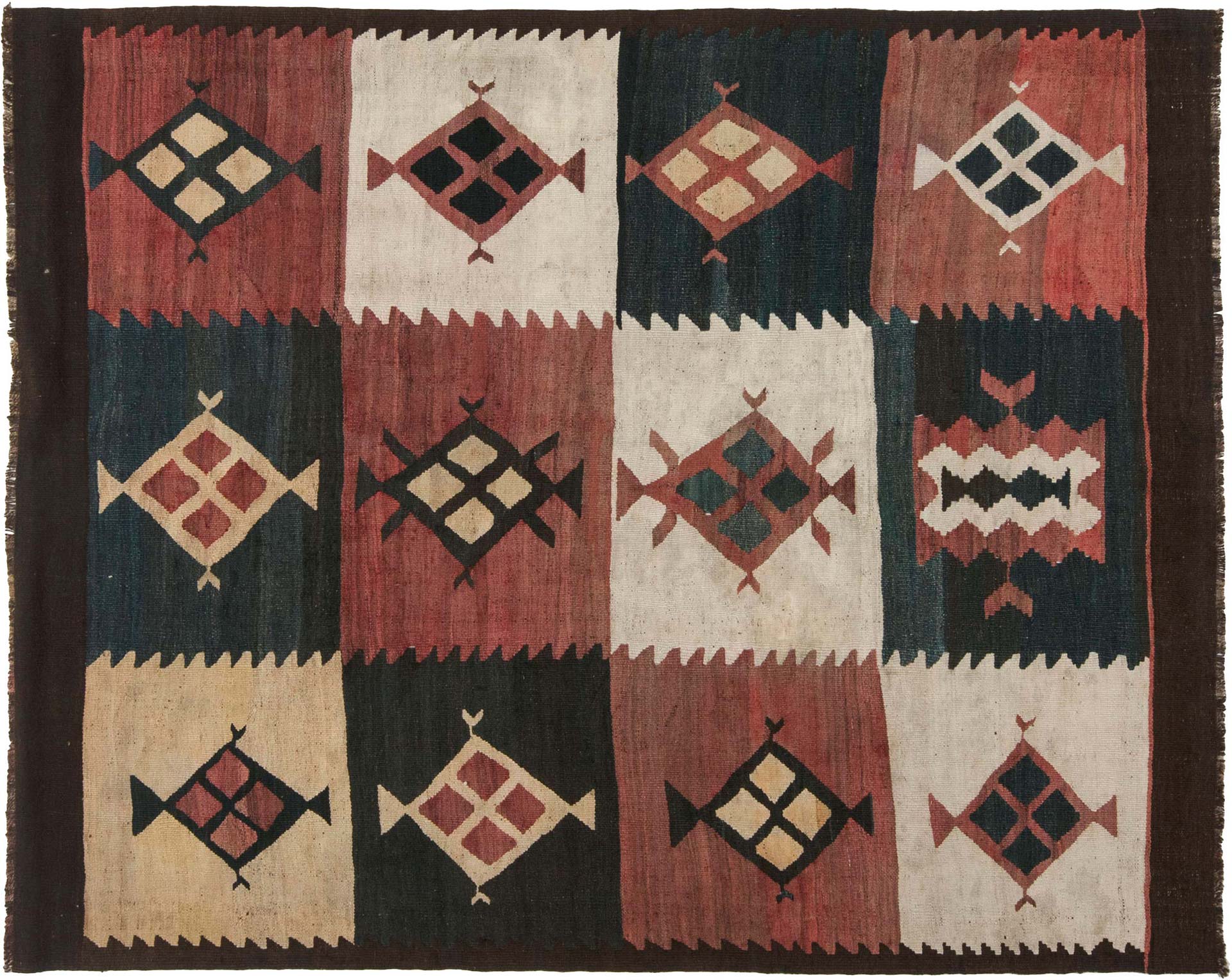 BB6520 Vintage Turkish Kilim BB6520 Vintage Turkish Kilim