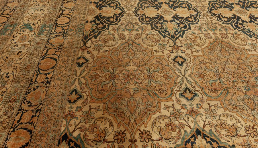 Authentic Persian Kirman Handmade Wool Rug (Size Adjusted) BB7647
