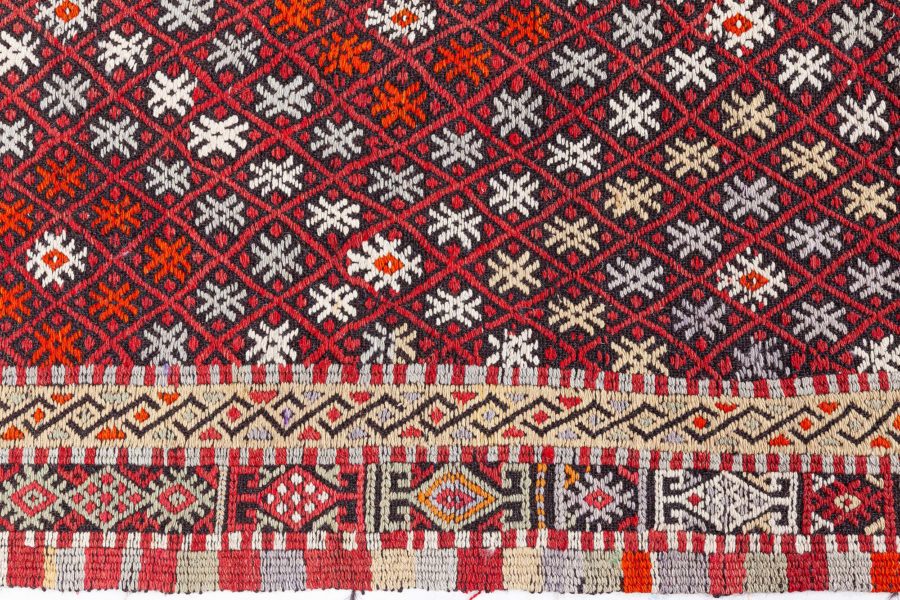Bohemian Style Vintage Rag Rug BB7652