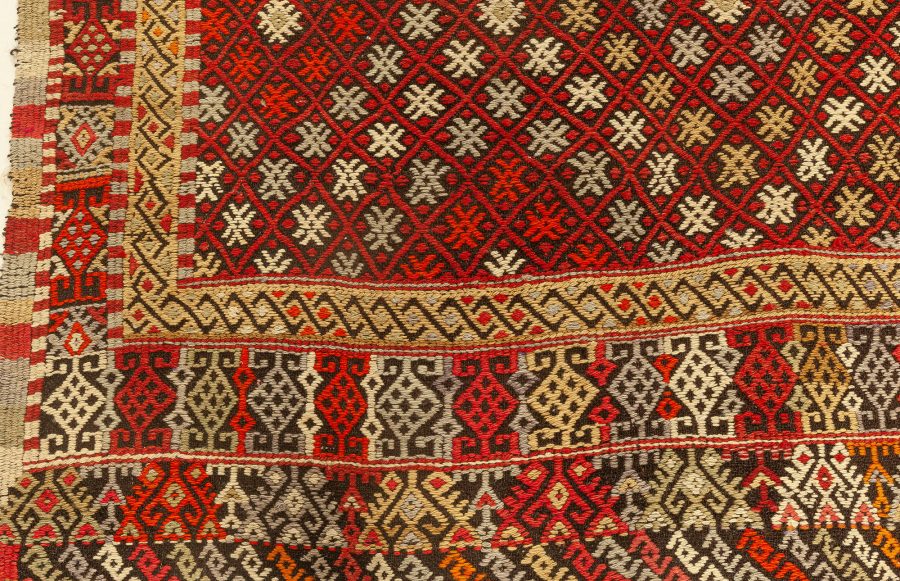 Bohemian Style Vintage Rag Rug BB7652