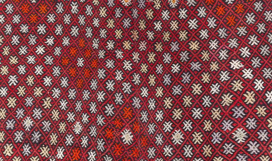 Bohemian Style Vintage Rag Rug BB7652