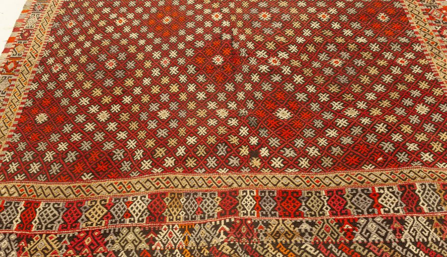 Bohemian Style Vintage Rag Rug BB7652
