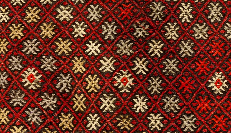 Bohemian Style Vintage Rag Rug BB7652