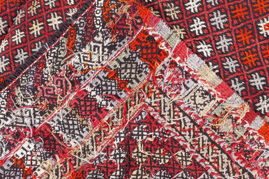 Bohemian Style Vintage Rag Rug BB7652