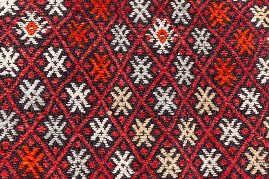 Bohemian Style Vintage Rag Rug BB7652