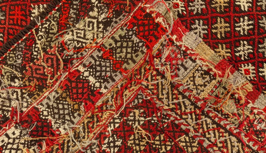 Bohemian Style Vintage Rag Rug BB7652