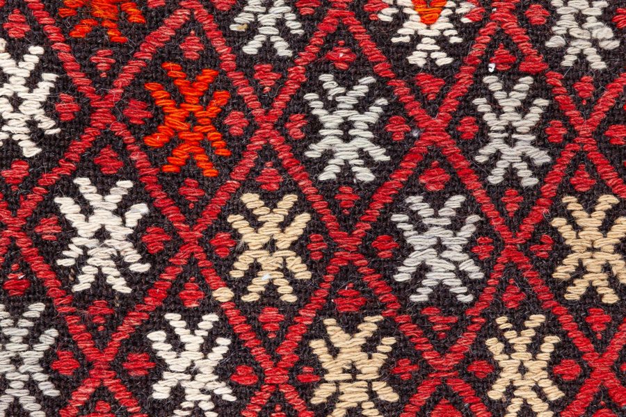 Bohemian Style Vintage Rag Rug BB7652