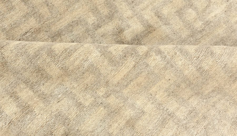 Doris Leslie Blau Collection High-Quality Terra Rug in Natural Wool N12262