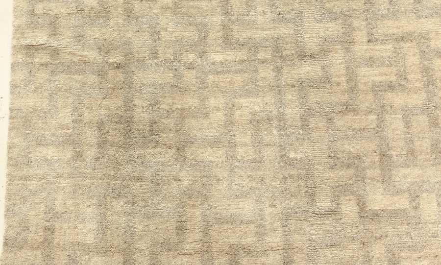 Doris Leslie Blau Collection High-Quality Terra Rug in Natural Wool N12262