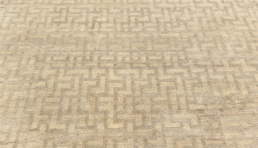 Doris Leslie Blau Collection High-Quality Terra Rug in Natural Wool N12262