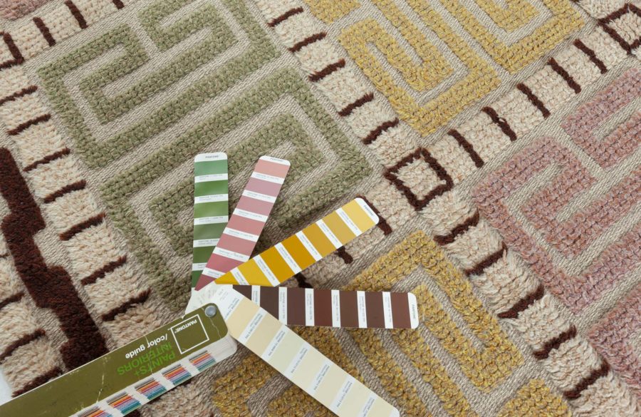 VINTAGE SWEDISH HIGH – LOW RUG BY MARTA MASS-FJETTERSTRÖM BB7658