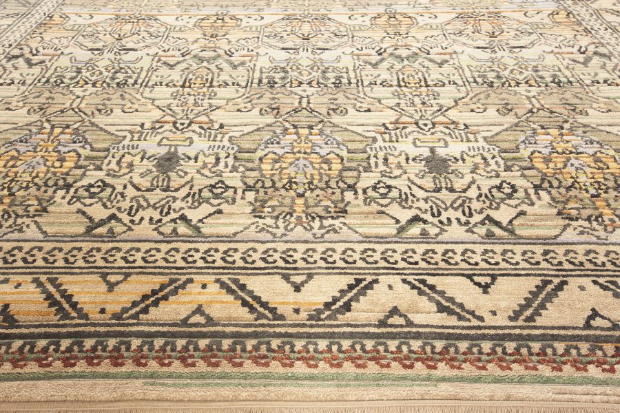 Doris Leslie Blau Collection Textural Samara Handmade Wool Rug N12291