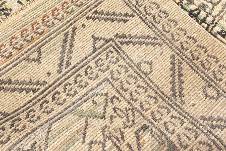 Doris Leslie Blau Collection Textural Samara Handmade Wool Rug N12291