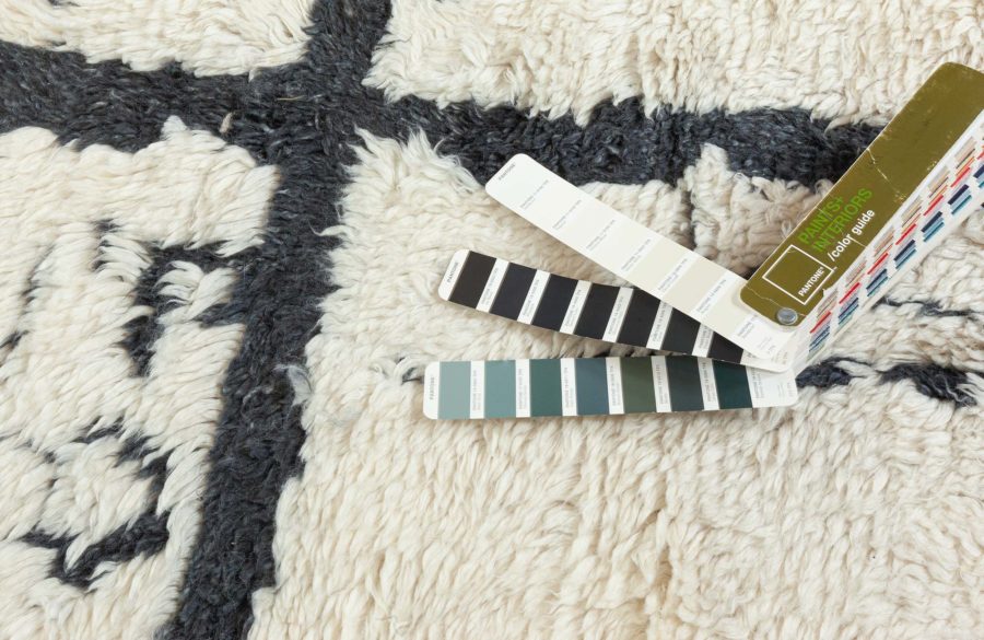Tribal Style Modern Moroccan Rug N12310