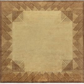 A Classic Art Deco Style Wool Rug N12309
