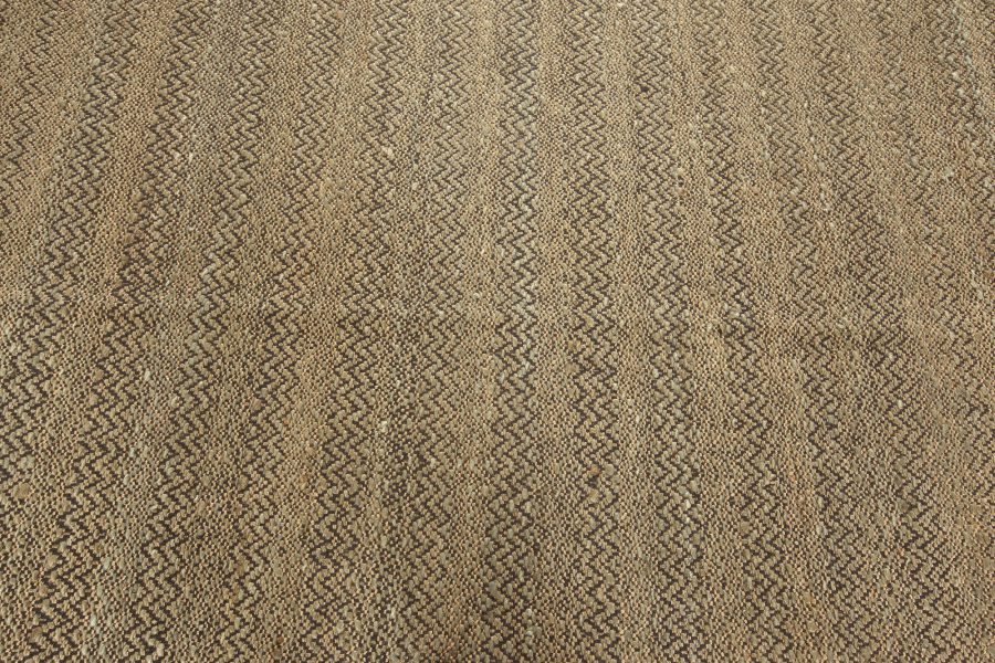 Contemporary Flat Weave Natural Fiber Rug N12304