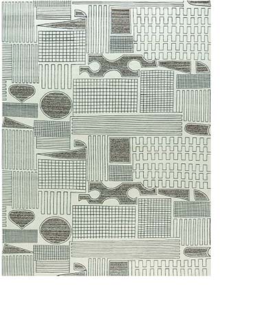 New Contemporary Deco Rug N12247
