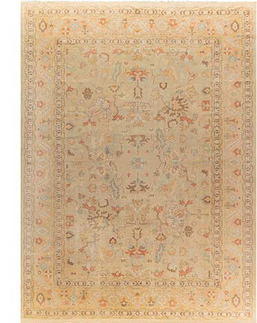 Traditional Inspired Oushak Rug N12303