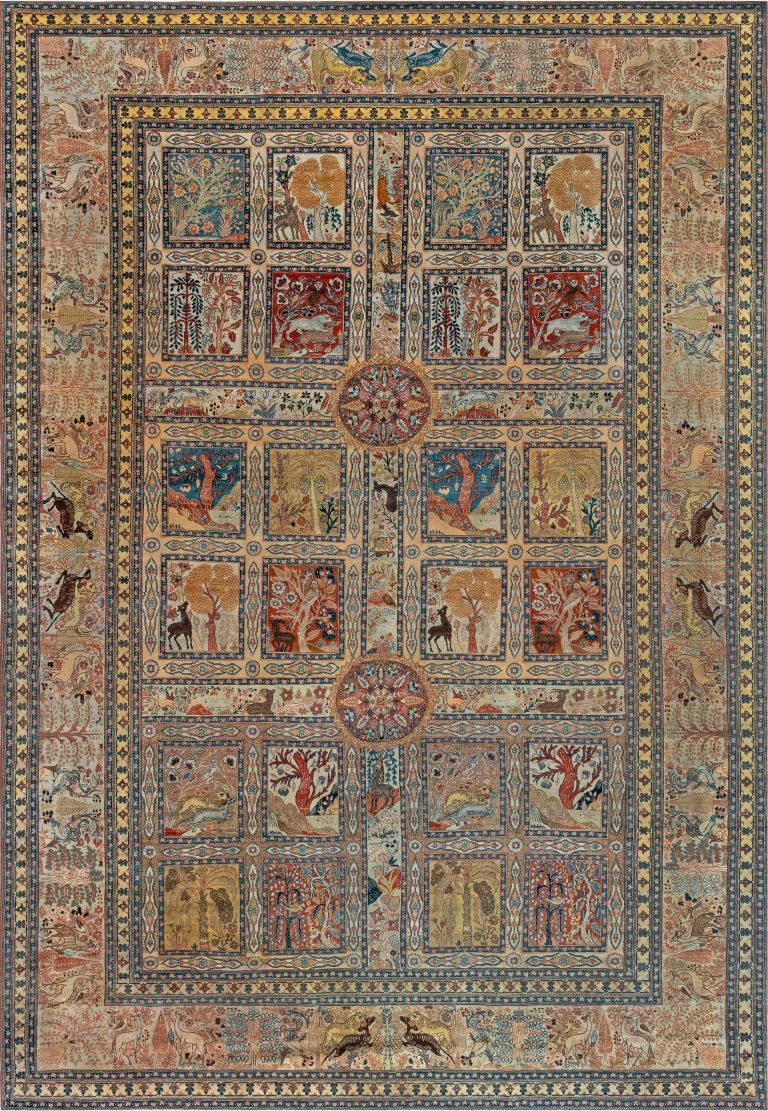 Antique Rugs with Garden Design in The Doris Leslie Blau Collection thumb
