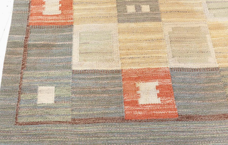 Swedish Flat Weave Rug by Carl Dangel (CD) BB7678