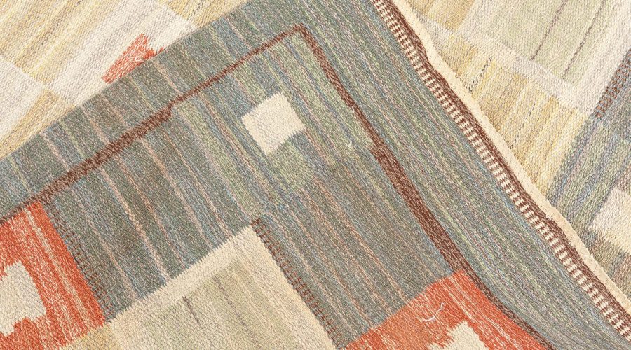 Swedish Flat Weave Rug by Carl Dangel (CD) BB7678