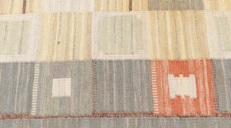 Swedish Flat Weave Rug by Carl Dangel (CD) BB7678