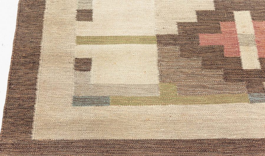 Swedish Flat Woven Rug by Sveker Greuholm BB7679