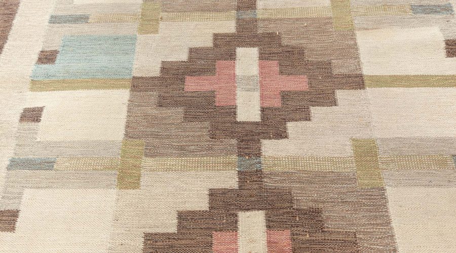 Swedish Flat Woven Rug by Sveker Greuholm BB7679