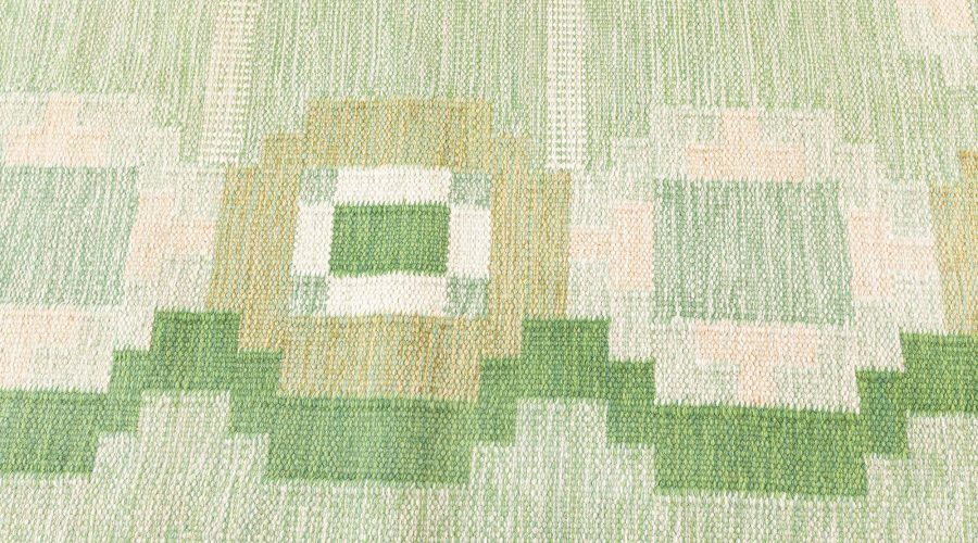 MID-CENTURY SWEDISH RÖLAKAN RUG BY GITT GRANNSJO-CARLSSON (GG) BB7680