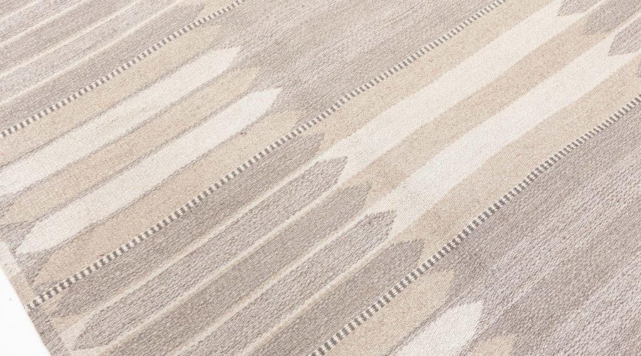 Midcentury Swedish Double Sided Rug BB7697