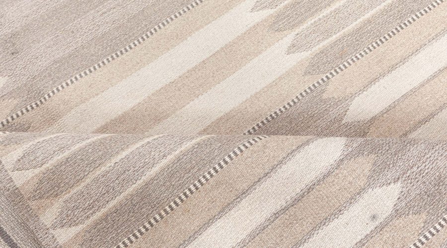 Midcentury Swedish Double Sided Rug BB7697