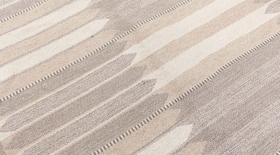 Midcentury Swedish Double Sided Rug BB7697