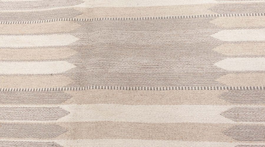 Midcentury Swedish Double Sided Rug BB7697