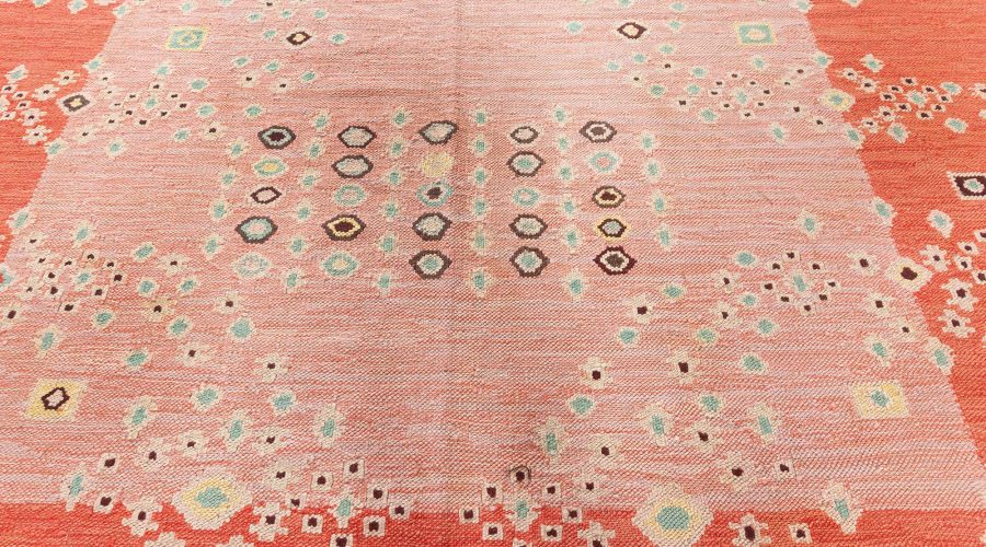 Contemporary Swedish Flat Weave Rug N12322