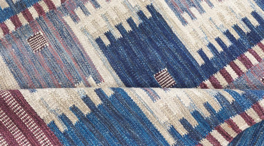 Contemporary Swedish flatwoven Rug N12323